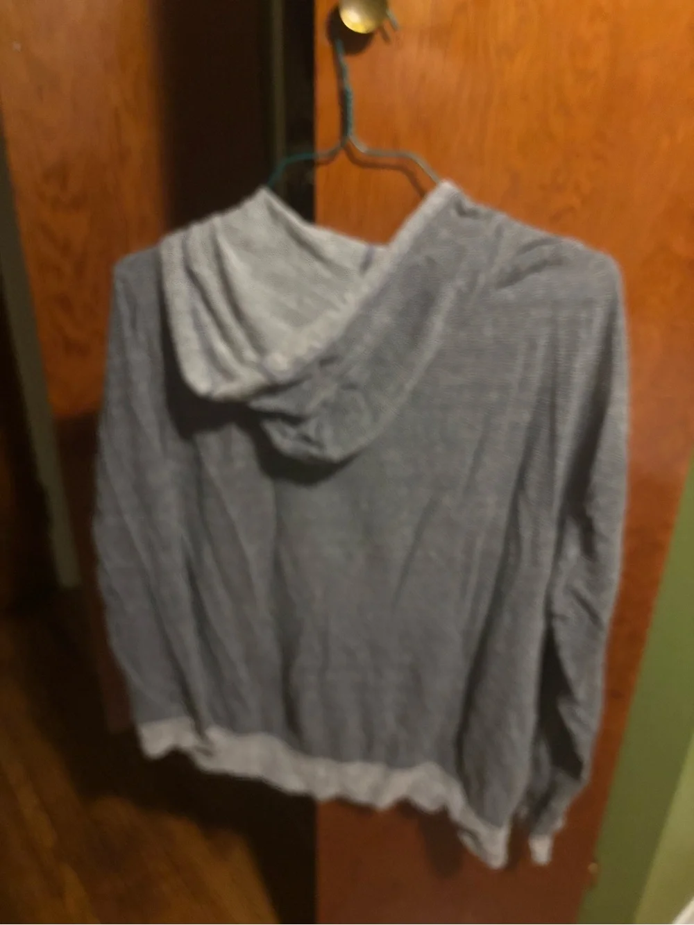 Hard Rock Cafe Men's Heather Gray Zip-Style Hoodie Sweater